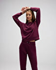 Ellesse EF553-BRD Kadın Bordo Sweat