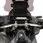 GP Kompozit Honda ADV 350 2023-2024 Uyumlu Telefon / Navigasyon Tutucu Siyah