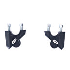 GP Kompozit Honda ADV 350 2023-2025 Uyumlu Gidon Yükseltme Siyah