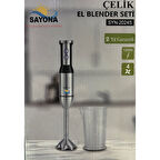 Sayona Çelik El Blender Seti 1200W SYN-2024S