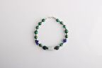Hazel, Malahit-Lapis-Apatit-Akuamarin Doğal Taş Bileklik