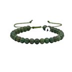 Yeşil Apatit 6mm Merdiven Kapama Doğal Taş Bileklik