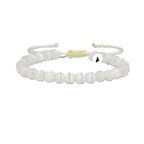 Selenit 6mm Merdiven Kapama Doğal Taş Bileklik