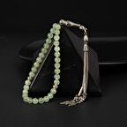 Prehnit Doğal Taş Tesbih 33lük - 6mm