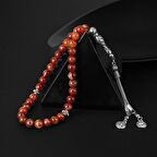 Madagaskar Akiği Doğal Taş Tesbih 33lük - 8mm