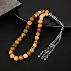 Sarı Jasper Doğal Taş Tesbih 33lük - 8mm