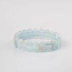 Akuamarin Doğal Taş Geniş Kesim Bileklik