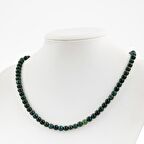 Kan Taşı 6 mm Dizi Doğal Taş Kolye