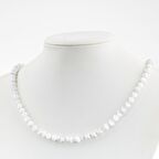 Selenit 6 mm Dizi Doğal Taş Kolye