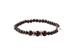 Bordo Granat Lal 4mm Doğal Taş Bileklik