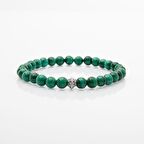 Malakit 6mm Doğal Taş Bileklik