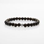 Golden Obsidyen 6mm Doğal Taş Bileklik