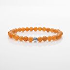 Turuncu Aventurin 6mm Doğal Taş Bileklik