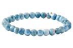 Buz Mavizi Apatit 6mm Doğal Taş Bileklik