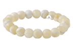 Aragonit 8mm Doğal Taş Bileklik