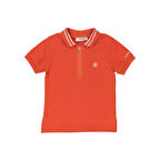 Panço Erkek Çocuk Triko Yakalı Pike T-shirt Sarı