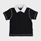 Erkek Çocuk Kontrast T-Shirt Beyaz