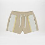 Panço Kız Çocuk Örme Şort Bej