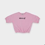 Kız Çocuk Baskı Detaylı T-Shirt Pembe