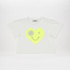 Kız Çocuk Baskı Detaylı 2'li Takım Sarı