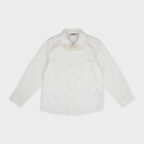 Erkek Çocuk Papyon Detaylı Gömlek Ekru