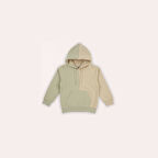 Erkek Çocuk  Kontrast Parçalı Kapüşonlu Sweatshirt      