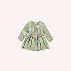 Kız Çocuk  Desenli Elbise         