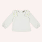 Kız Çocuk Uzun Kollu T-Shirt Bej