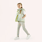 Kız Çocuk  Desenli Micro Yelek       