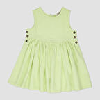 Kız Çocuk  Eteği Volanlı Elbise       