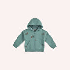 Kız Çocuk Fermuarlı Sweatshirt      