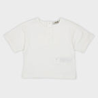 Erkek Çocuk Nakış Detaylı T-Shirt Sarı