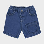 Erkek Çocuk Denım Şort Lacivert