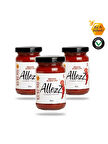 Allezz 3’lü Közlenmiş Acı Biber Sosu – Çok Acı (Hot)