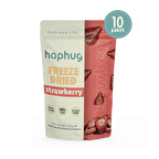 HapHug 10'lu Paket Dondurularak Kurutulmuş Çilek 10x20g