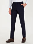 Erkek Slim Fit Kumaş Pantolon-Lacivert | 48