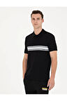Siyah Slim Fit Polo Yaka Tişört