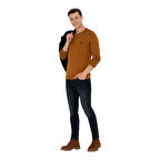 Erkek Bisiklet Yaka Slim Fit Kazak 1629680