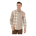 Erkek Kum Uzun Kollu Gömlek