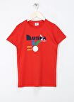 U.S. Polo Assn. Kırmızı Erkek Çocuk  T-Shirt CUBAKIDS