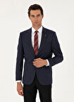 Cacharel Slim Fit Lacivert Erkek Düz Ceket VALTUS-LYC/C