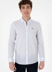 U.S. Polo Assn. Slim Fit Gömlek Yaka Mavi Erkek Gömlek MELOSTA