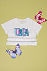 U.S. Polo Assn. Kız Çocuk T-shirt 2105536
