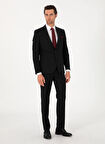 Cacharel Normal Bel Slim Fit Siyah Erkek Takım Elbise FAITH