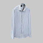 SOSA UZUN KOL LACİVERT ÇİZGİLİ GÖMLEK