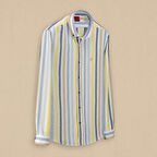 GOIAS PAMUKLU MAVİ GÖMLEK