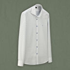 COMO FO SLİM PAMUKLU MAVİ GÖMLEK