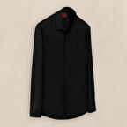 SOSA UZUN KOL SOHO SİYAH GÖMLEK