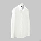 ELVIO UZUN KOL SLIM BEYAZ GÖMLEK