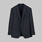 JAM KOYU LACİVERT KARELİ CEKET